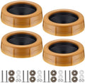 Marsui 4 Pack Toilet Wax Ring Kit by Marsui