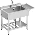 Foldable Utility Sink, Stainless Steel by EHVCISTQProductShowcase