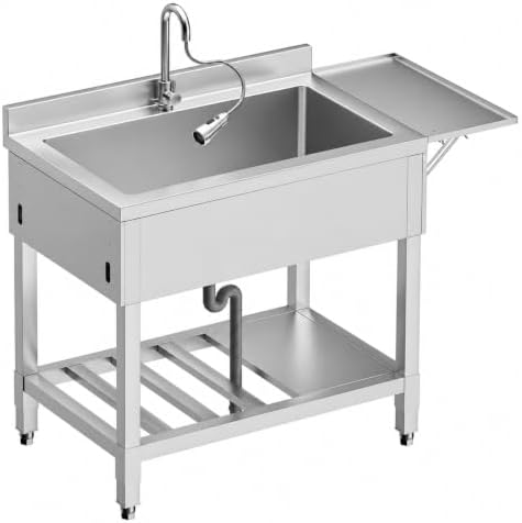 Foldable Utility Sink, Stainless Steel by EHVCISTQProductShowcase