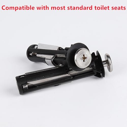 Toilet Seat Bolt Kit, Heavy Duty Universal Replacement Fasteners - Image 5