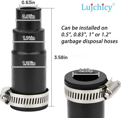 DWC-00 Dishwasher Drain Hose Adapter Compatible - Image 2