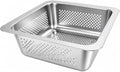 GSW FS-BSI Drop-in Stainless Steel Floor Sink Basket, 8-½” x 8-½” x 3"- Perfect by GSW