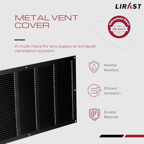 18x10 Vent Cover with Built-in Screen - Image 2
