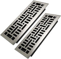 Howeall 4x14 Inches 2 Pack Heavy Duty Walkable Floor Register Easy Adjust Air by Howeall