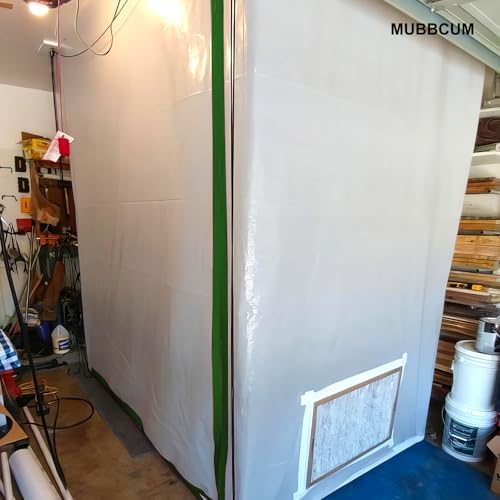 Self-Adhesive Dust Barrier Zipper - 7ft Instant Zipper Door - Image 6
