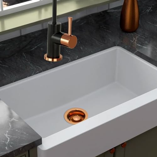 Akicon Kitchen Sink Antique Copper Finish Garbage Disposal Flange Stopper - Image 4