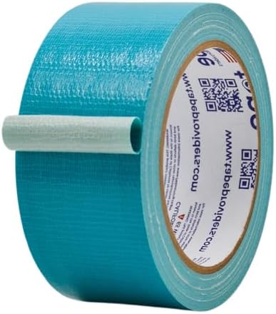 MAT Duct Tape Teal Blue Industrial Grade, 2 inch x 60 ft. Waterproof, UV by MATTape