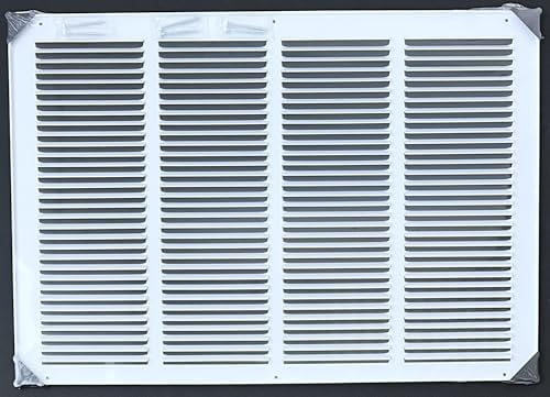 Fits 24x16 Duct Opening Stamped Steel Return Air Grille Vent Cover Grille - Image 2