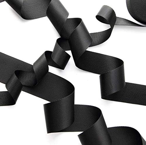 HORNO 10 Yards 2 Inch Wide Black Nylon Webbing Strap - Image 5