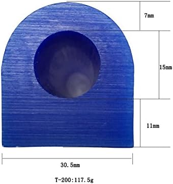 NIUPIKA Carving Wax Ring Tube for Making Rings Mold Hard Wax Blank Large Flat - Image 5
