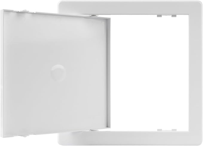 8x8 Inch White Access Panel for Drywall – ABS Plastic Square Wall, Ceiling - Image 9