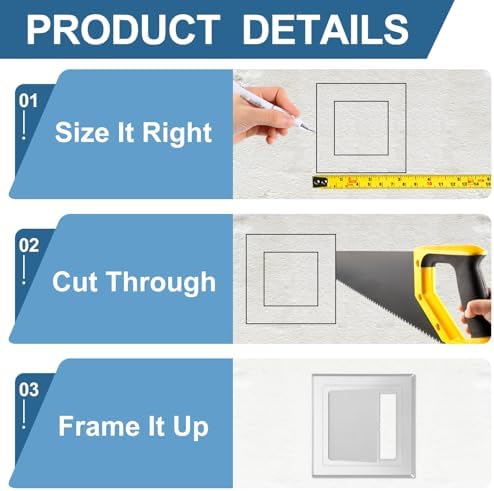 PATIKIL 4x4 Inch Self-Adhesive Access Panel - Image 4