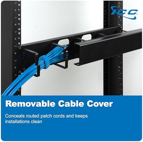 ICC 2U Ring Cable Manager Panel - Image 4