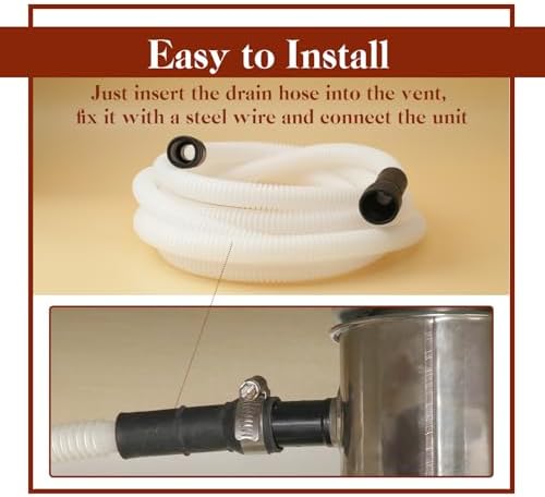 YUXIVCNE WD24X10065 12 Feet Dishwasher Drain Hose Extension Replacement - Image 7