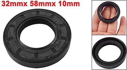 uxcell Metric Rotary Shaft Oil Seal 32x58x10mm TC Double Lips Rubber - Image 3