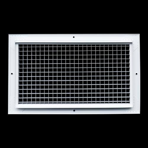 Fits 14x8 and 8x14 Duct Opening | Aluminum Eggcrate Return Air Grille | Low - Image 5