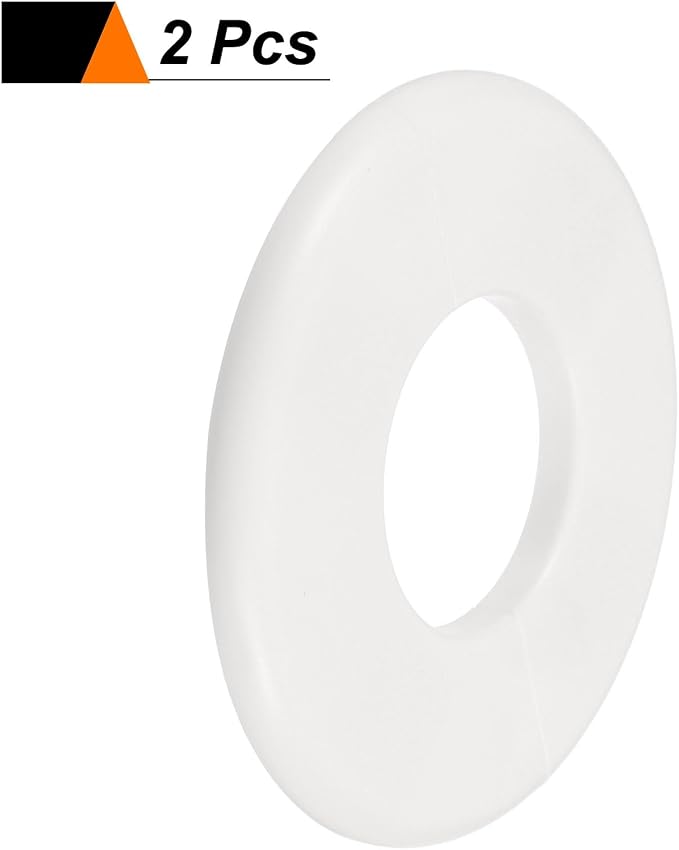 HARFINGTON 2pcs Wall Split Flange 44mm/1.7" Self-Adhesive Plumbing Cover Plates - Image 3
