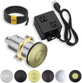 BESTILL All Metal Garbage Disposal Air Switch Kit Dual Outlet, UL Listed by BESTILL