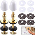 Toilet Flange Bolts with Caps, Solid Wax Ring Install Parts Kit, 2 Pack by boeemi