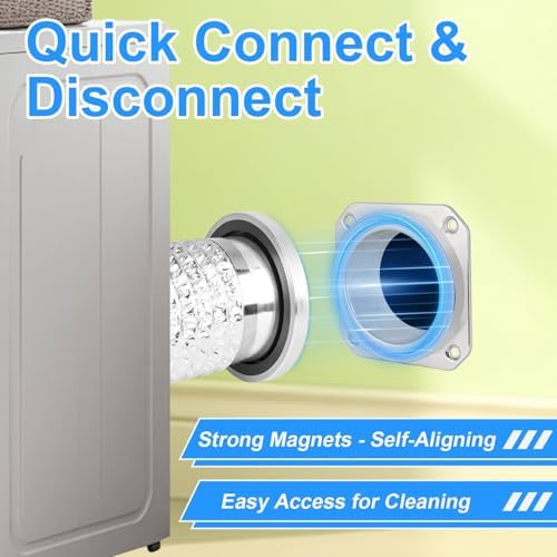 Magnetic Dryer Vent Connector Kit DV180 Aluminum Alloy Shell Magnetic Dryer - Image 5