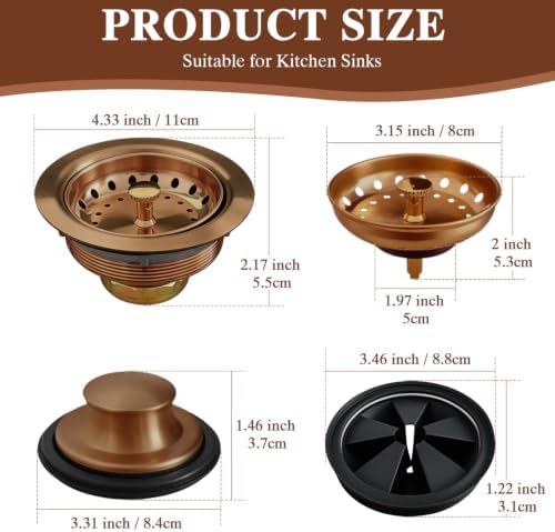 3-1/2 Inch Kitchen Sink Drain Kit - Image 7