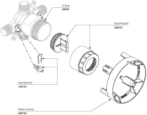 Moen U130X M-CORE 3 Port Shower Mixing Valve - Image 3