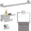 TURS Bathroom Hardware Set Brushed Nickel 4-Piece Towel Bar Set Include 24 Inch by TURS