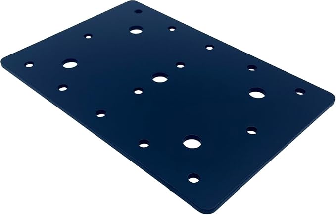 4 PCS 6"X4" Straight Steel Flat Plate, Heavy Duty Mending Plate Joining Brackets - Image 2