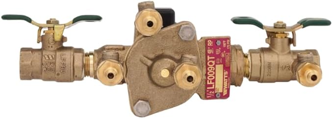 Watts 88004110 LF009-QT-FS 1/2" Lead-Free Reduced Pressure Zone Backflow - Image 3