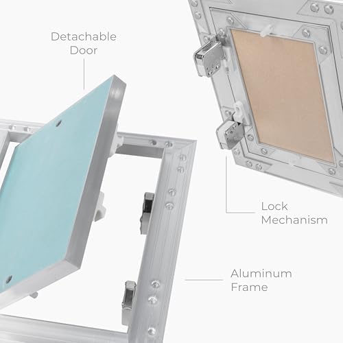 20" x 20" Drywall Access Panel – Waterproof Aluminum Frame Gypsum Hatch – Wall - Image 5
