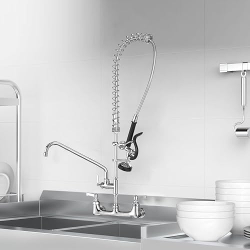Commercial Sink Faucet with Sprayer - Image 5