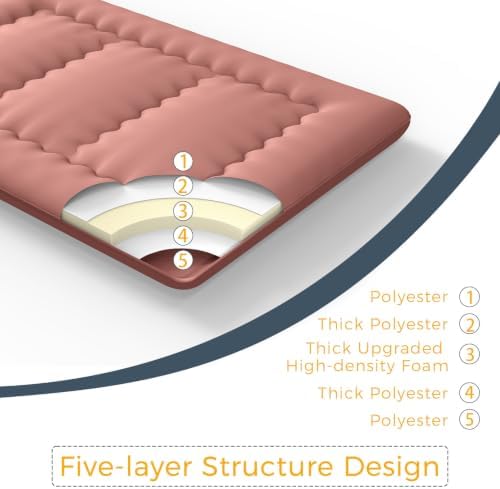 MAXYOYO 6" Extra Thick Japanese Floor Mattress Queen Folding Futon Mattress - Image 4