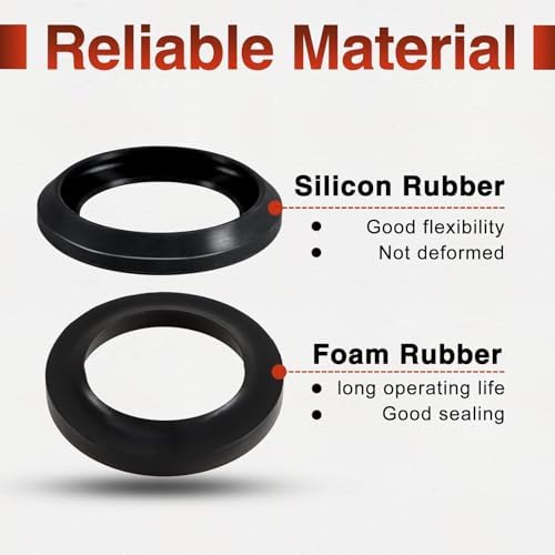 Waste Ball Seal Toilet Closet Flange Seal Replacement Kit Compatible - Image 2