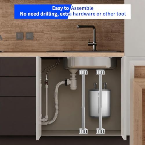 Undermount Sink Brackets, 18.5"-29.1" Adjustable Kitchen Undermount Sink Support - Image 5