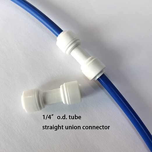 Malida 1/4" OD to 1/4" OD push fit straight union quick connector - Image 8