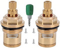 Brass Faucet Cartridge Replacement Kit M20 x 1.5 Ceramic Valve Pair by Unknown