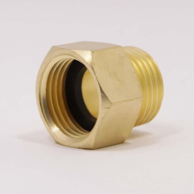 G 1/2 BSP Female to US 1/2 NPT Male Thread, Solid Brass Pipe Fitting，Connector - Image 4
