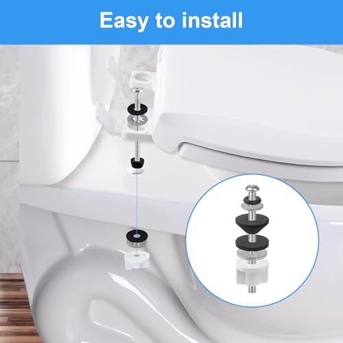2PCS 3 Inches Universal Toilet Seat Bolts Kit - Image 3