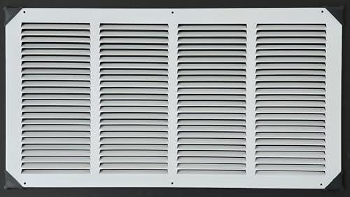 Fits 24x12 Duct Opening Stamped Steel Return Air Grille Vent Cover Grille - Image 2