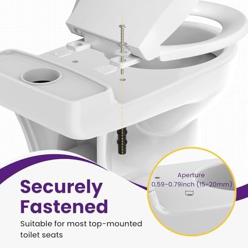 4Pcs Toilet Seat Screws Replacement, Stainless Steel Top Mount Hinges - Image 6