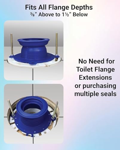 One N Done Toilet Flange Repair Kit – Complete Toilet Wax Ring Replacement Kit - Image 5