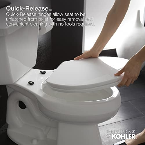 KOHLER K-4639-47 Cachet Round, Grip-Tight Bumpers, Quiet-Close, Quick-Attach - Image 7