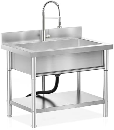40" Stainless Steel Freestanding Utility Sink by EHVCISTQProductShowcase
