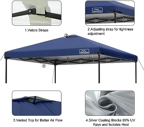 10x10 Replacement Top Pop Up Canopy Tent Cover Roof - Image 5