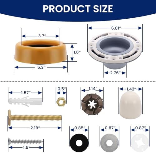 Premium Toilet Flange Repair Kit, ABS Flange Repair Kit - Image 5