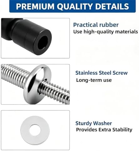 2-Pack THU651N Toilet Seat Hinge Screw Kit - Image 4