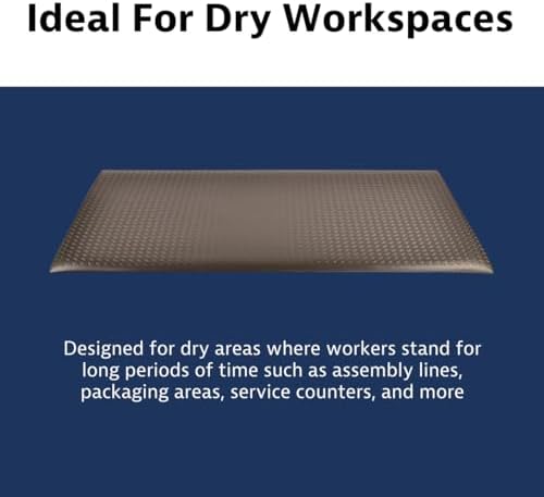 NoTrax 418 Diamond Tred™ 2' x 3' x 5/8" Anti Fatigue Mat - Image 5