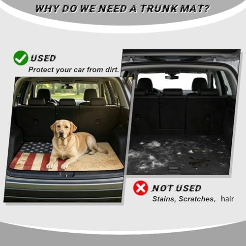 Retro 250th American Stroller Trunk Mat Universal Waterproof Cargo Liner - Image 4