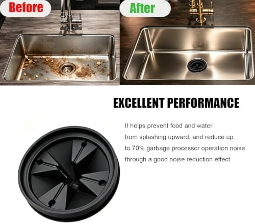 3 1/8" Garbage Disposal Splash Guardl, QCB-AM Sink Baffle Replacement - Image 5