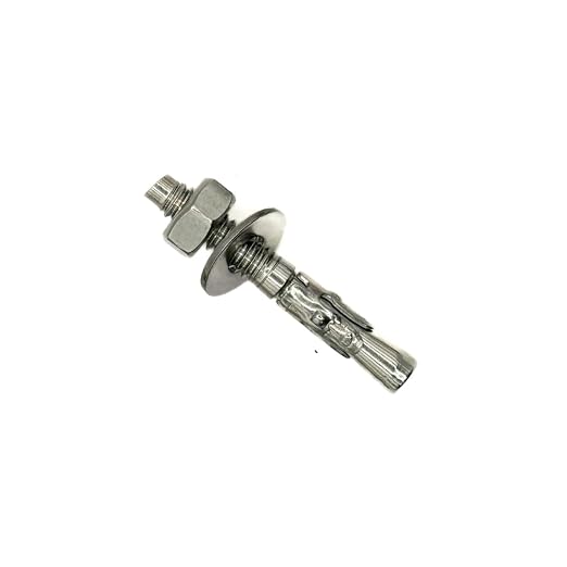 Mighty Fasteners 304 Stainless Steel Wedge Anchors 1/4" X 1-3/4" by We%E2%80%99reFastenedtoYourNeeds